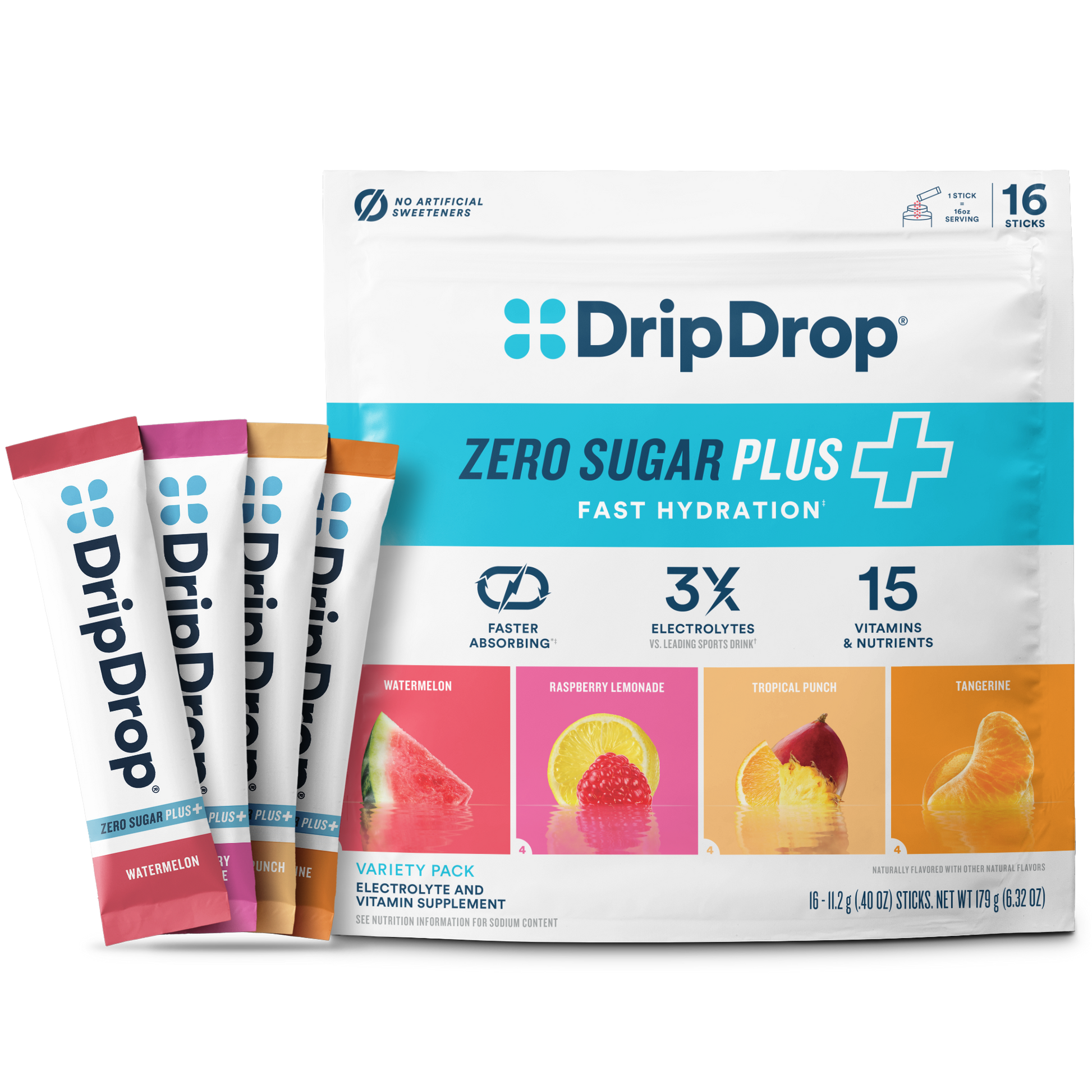 dripdrop-zero-sugar-plus-watermelon-tangerine-tropical-punch-raspberry-lemonade-16-oz-sticks-16-count-f5 Pouch_16ct_Front16ozSticks_VSPlus_Variety_A.png