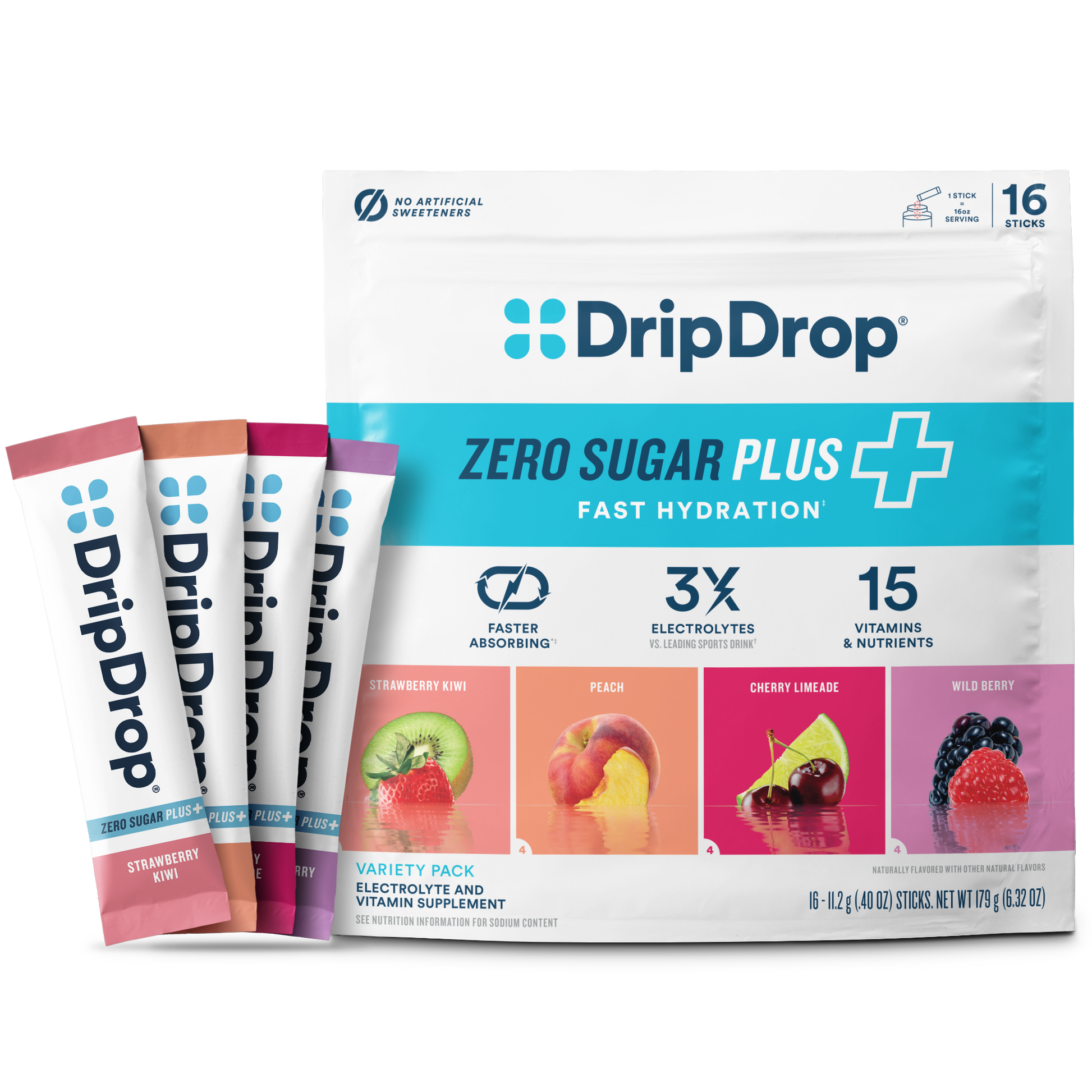 dripdrop-zero-sugar-plus-strawberry-kiwi-peach-cherry-limeade-wild-berry-16-oz-sticks-16-count-f8 Pouch_16ct_Front16ozSticks_VSPlus_Variety_B.png