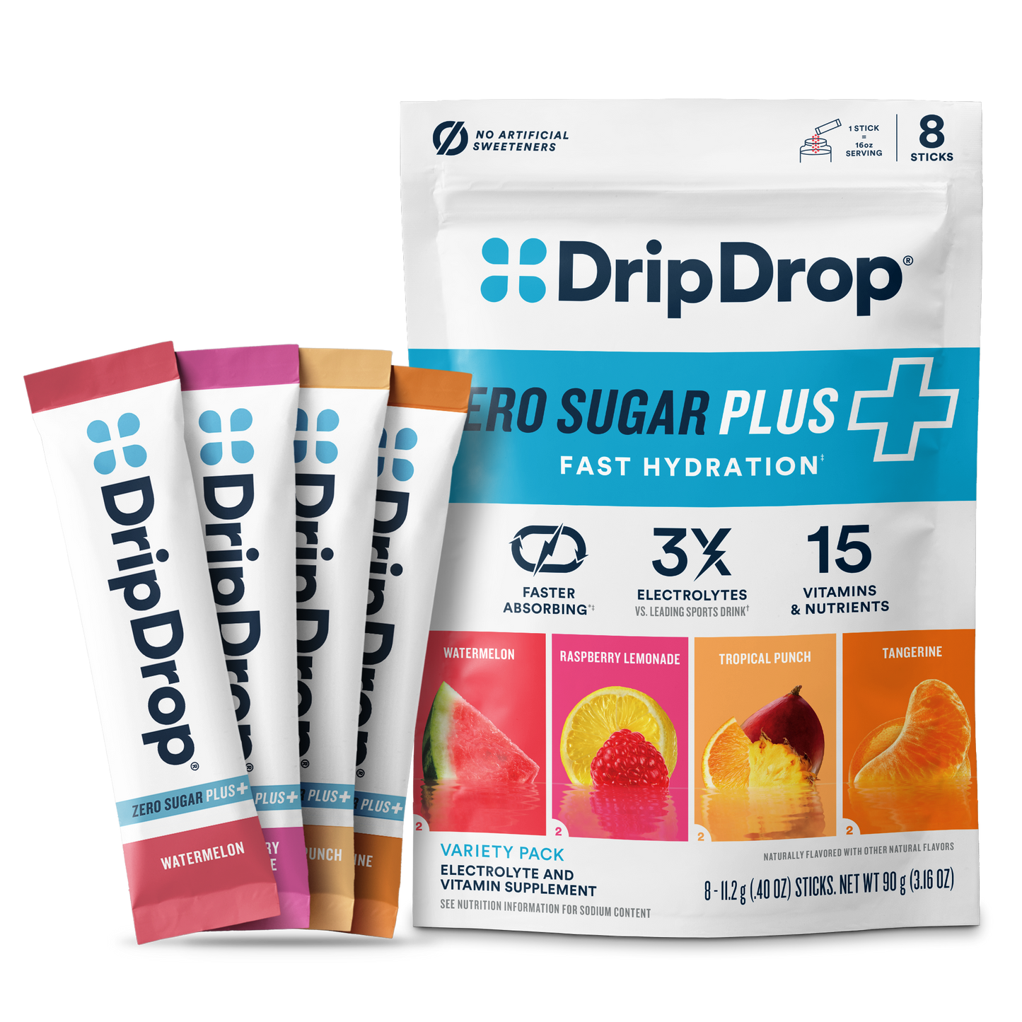 dripdrop-zero-sugar-plus-watermelon-tangerine-tropical-punch-raspberry-lemonade-16-oz-sticks-8-count-l6 Pouch_8ct_Front16ozSticks_VSPlus_Variety_A.png