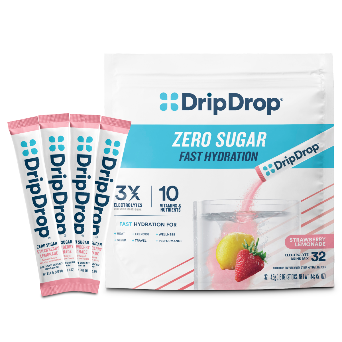 dripdrop-zero-sugar-strawberry-lemonade-electrolyte-powder-8-oz-sticks-32-count-b7 Zero_Strawberry_Lemonade_-_32ct_-_Transparent.png